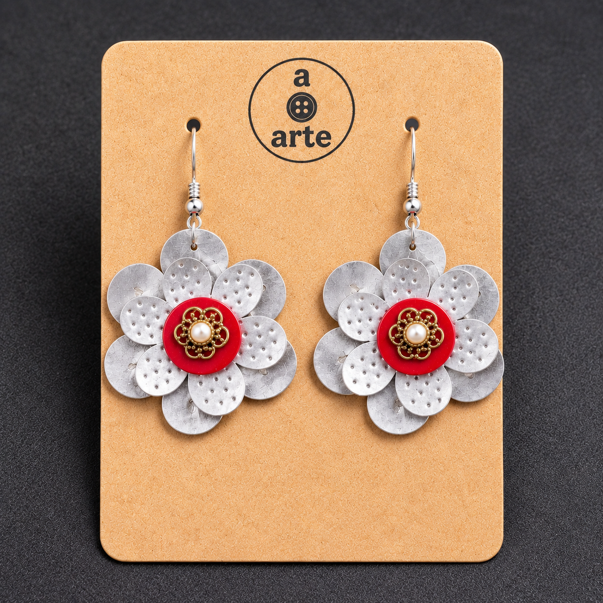 Pendientes Flores