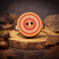 Anillo Mandala naranja